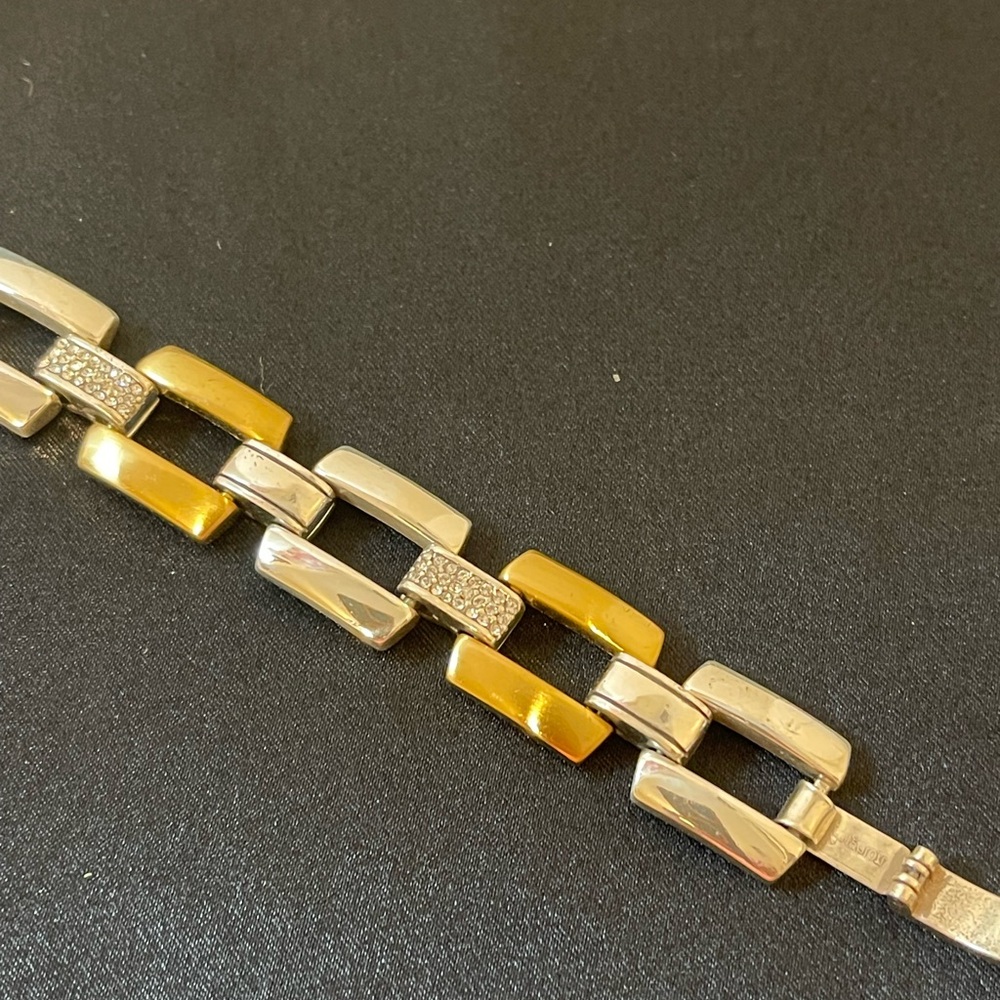 Brighton Two-Tone Gold and Silver Link Bracelet - Picture 2 of 6